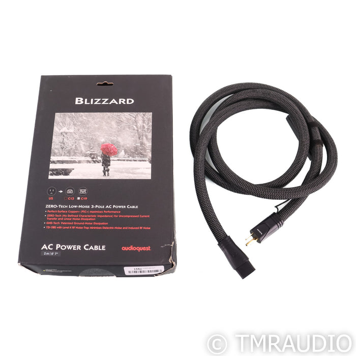 AudioQuest Blizzard Power Cable; 2m AC Cord; 72v DBS (20 Amp)