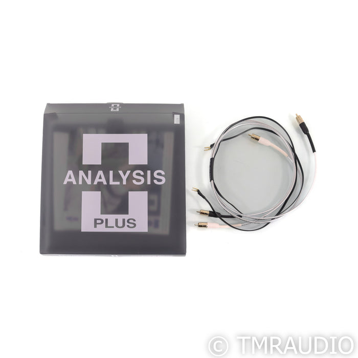Analysis Plus Silvere Apex RCA Phono Cable; 1m Interconnects