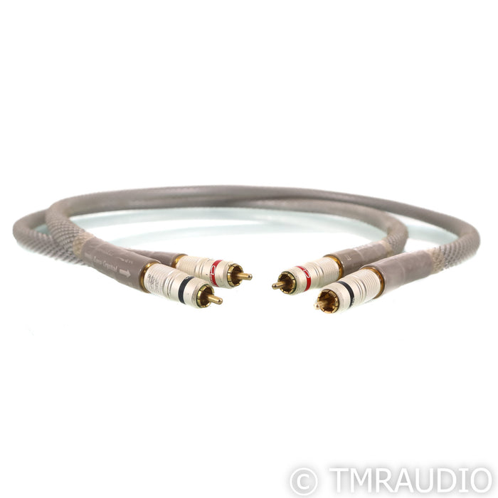 Acoustic Zen Silver Reference II RCA Cables; 1m Pair Interconnects