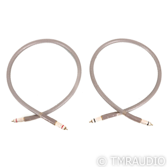 Acoustic Zen Silver Reference II RCA Cables; 1m Pair Interconnects