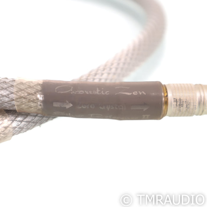 Acoustic Zen Silver Reference II RCA Cables; 1m Pair Interconnects