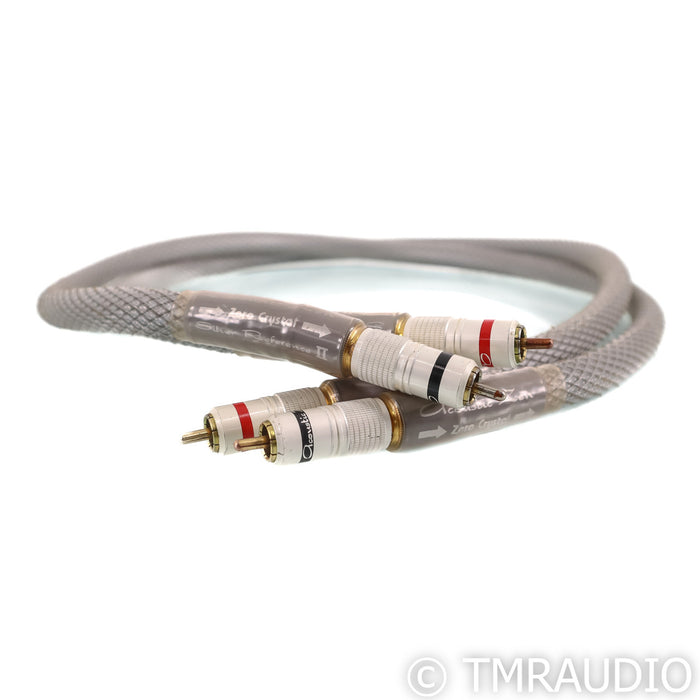 Acoustic Zen Silver Reference II RCA Cables; 1m Pair Interconnects