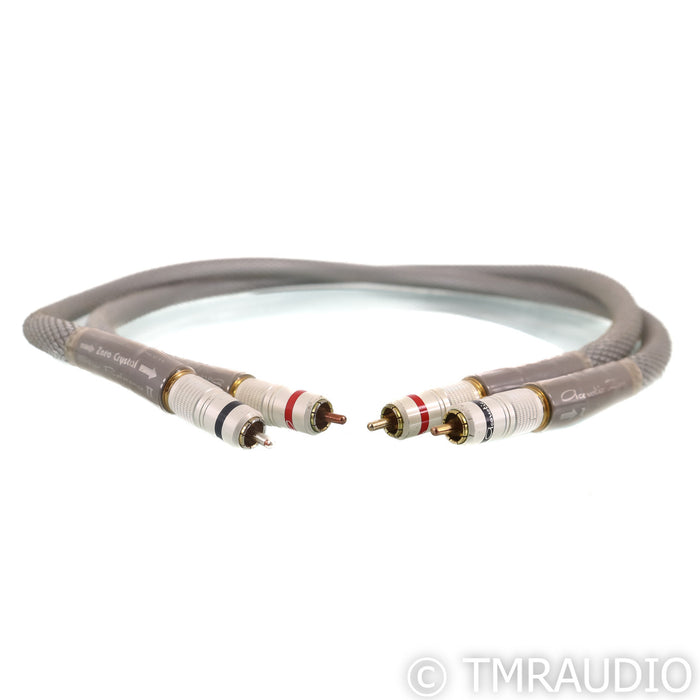 Acoustic Zen Silver Reference II RCA Cables; 1m Pair Interconnects