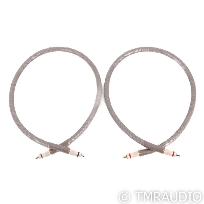 Acoustic Zen Silver Reference II RCA Cables; 1m Pair Interconnects
