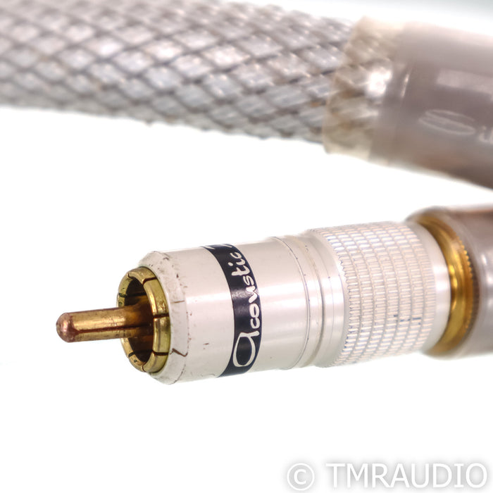 Acoustic Zen Silver Reference II RCA Cables; 1m Pair Interconnects