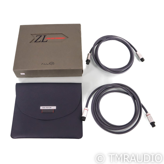 Allnic Mu-7R XLR Cables; Mu7R; 3m Pair Balanced Interconnects