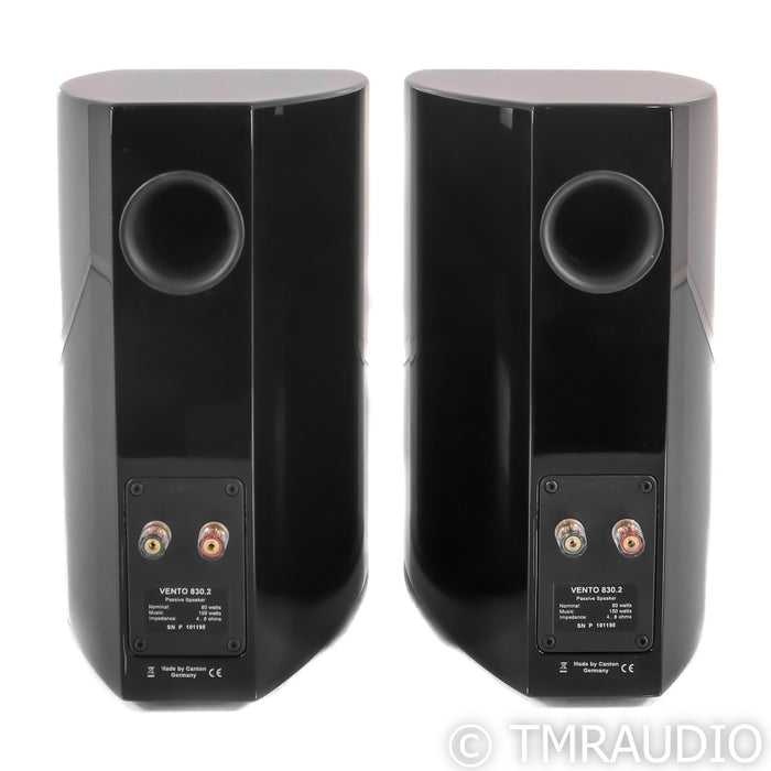 Canton Vento 830.2 Bookshelf Speakers; Black Gloss Pair