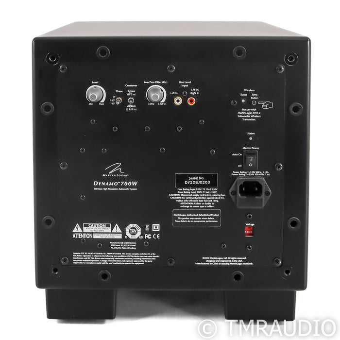 Martin Logan Dynamo 700W Powered Subwoofer; w/ Wireless Module