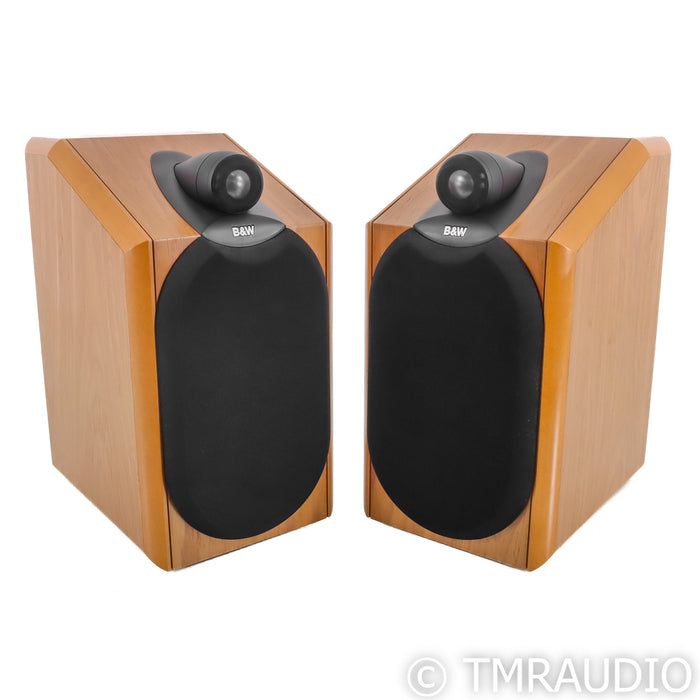 B&W CDM1NT Bookshelf Speakers; Cherry Pair