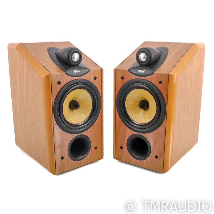 B&W CDM1NT Bookshelf Speakers; Cherry Pair