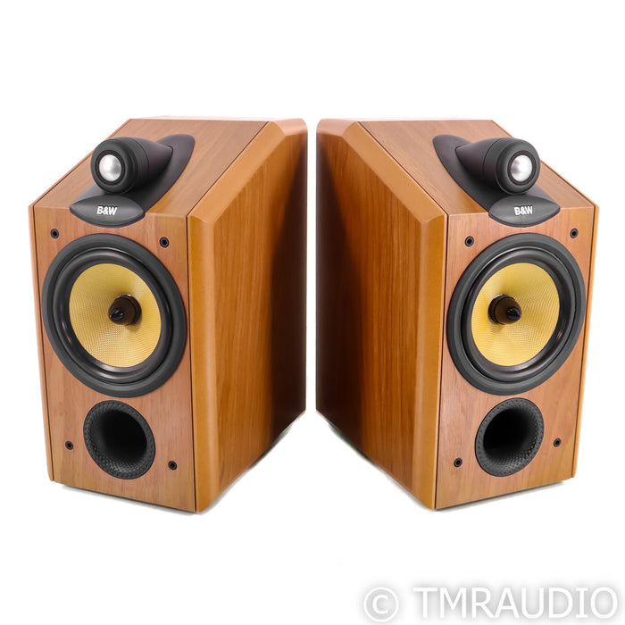 B&W CDM1NT Bookshelf Speakers; Cherry Pair