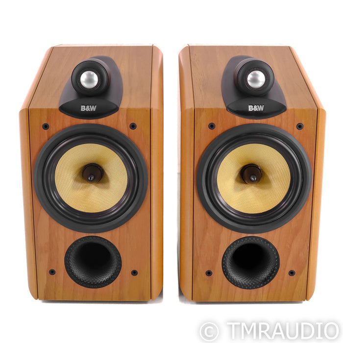 B&W CDM1NT Bookshelf Speakers; Cherry Pair