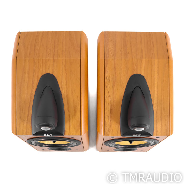B&W CDM1NT Bookshelf Speakers; Cherry Pair