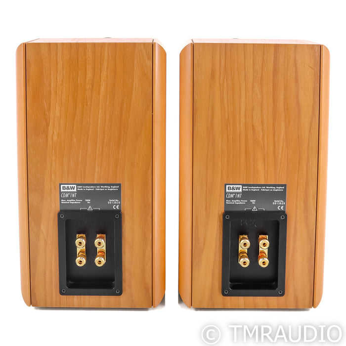 B&W CDM1NT Bookshelf Speakers; Cherry Pair