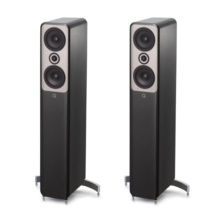 Q Acoustics Concept 50 Floorstanding Speakers; Black Pair (New)