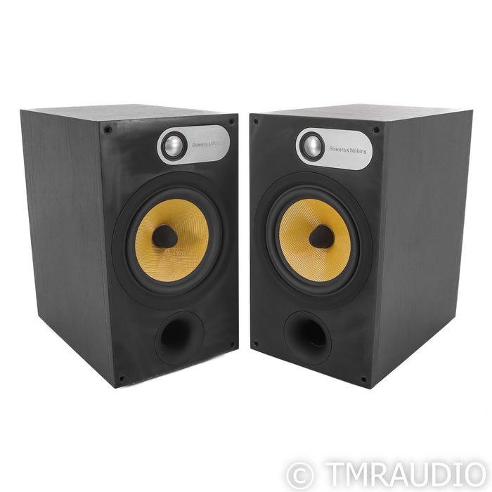 B&W 685 Bookshelf Speakers; Black Pair