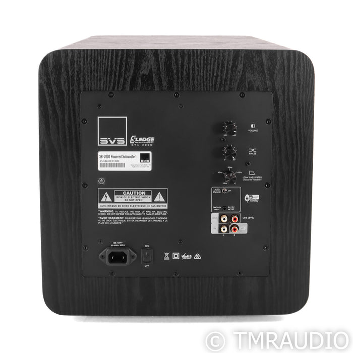 SVS SB-2000 12" Powered Subwoofer; Black Ash