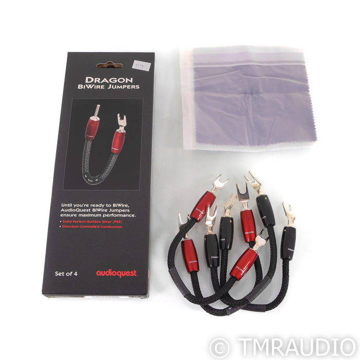 AudioQuest Dragon Bi-Wire Jumpers; Set of 4