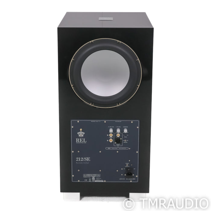 REL 212/SE Dual 12” Powered Subwoofer; 212/SE; Piano Black