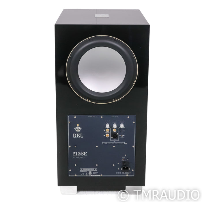 REL 212/SE Dual 12” Powered Subwoofer; 212/SE; Piano Black