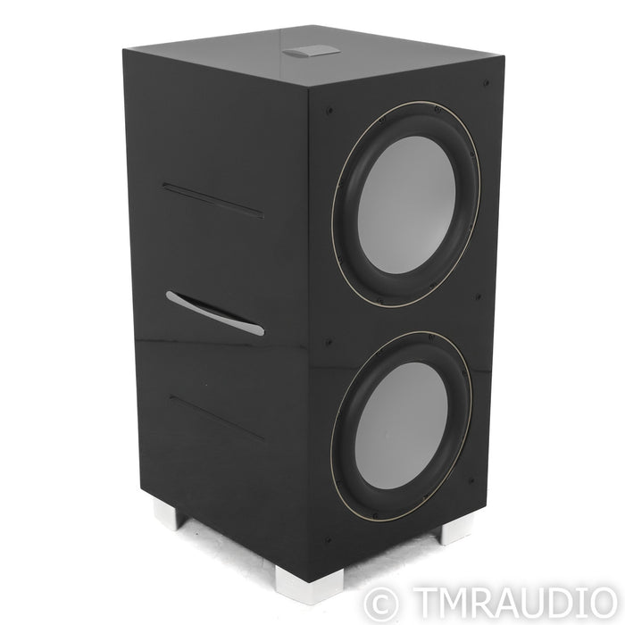 REL 212/SE Dual 12” Powered Subwoofer; 212/SE; Piano Black
