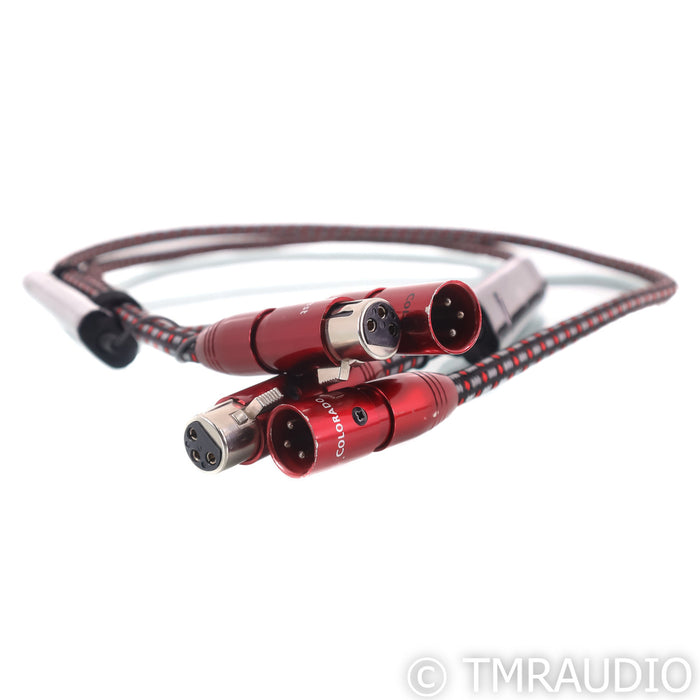AudioQuest Colorado XLR Cables; 1m Pair Balanced Interconnects