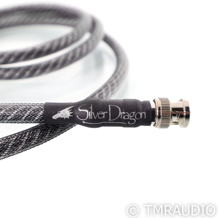 Moon Audio Silver Dragon BNC Digital Coaxial Cable; Single 4.5ft Interconnect