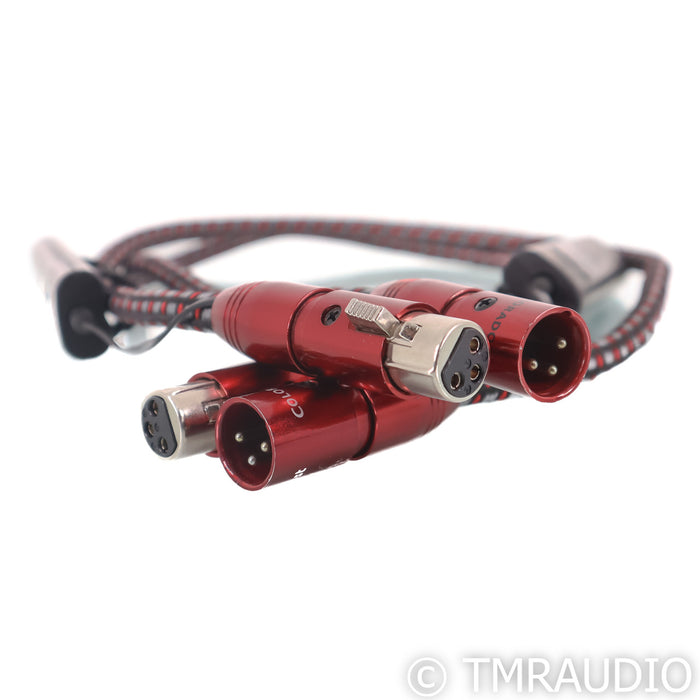 AudioQuest Colorado XLR Cables; 0.75m Pair Balanced Interconnects; 72v DBS