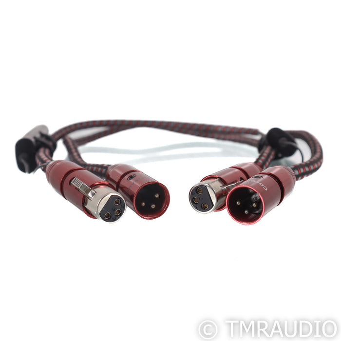 AudioQuest Colorado XLR Cables; 0.75m Pair Balanced Interconnects; 72v DBS