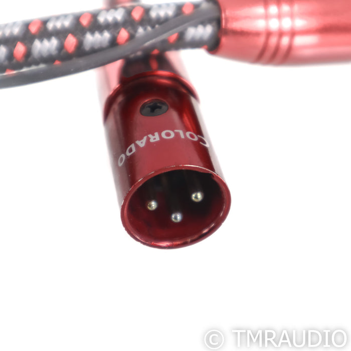 AudioQuest Colorado XLR Cables; 0.75m Pair Balanced Interconnects; 72v DBS