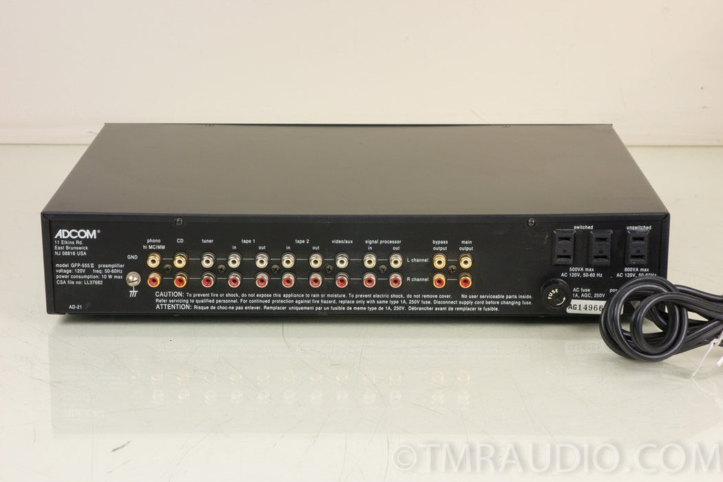 Adcom GFP-555 ii Stereo Preamplifier w/ Phono Preamp