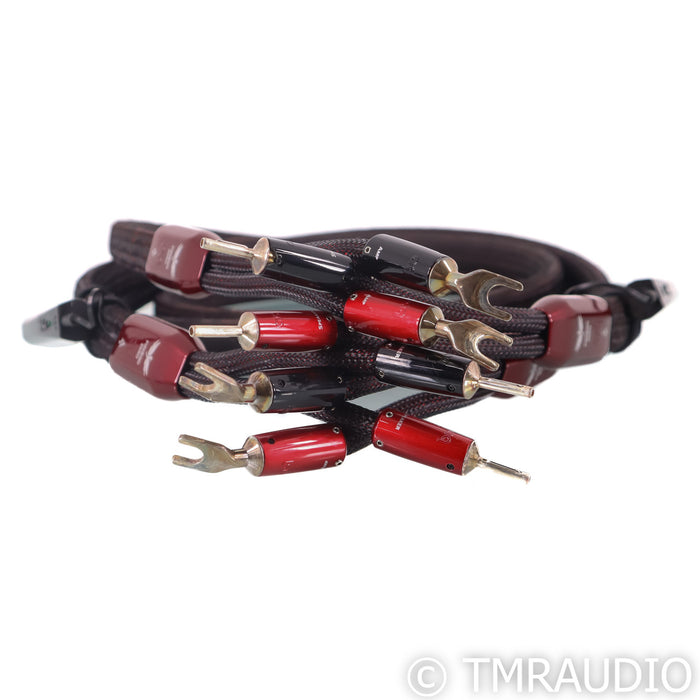 AudioQuest FireBird ZERO Speaker Cables; 8ft Pair; 72v DBS