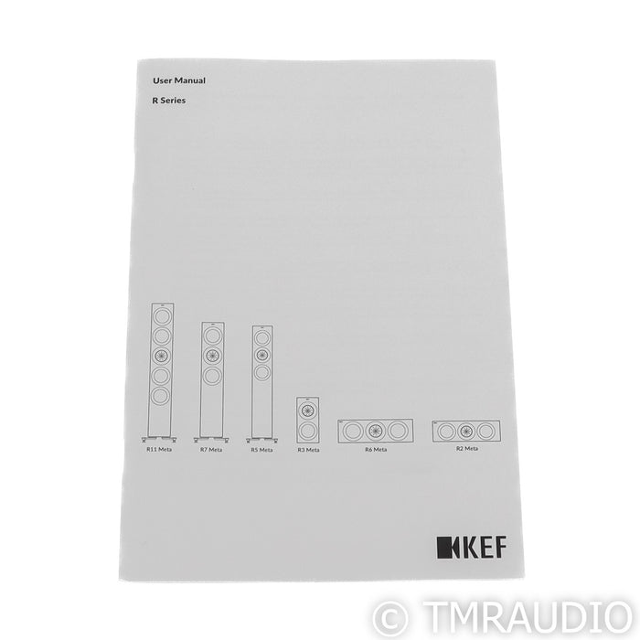 KEF R2 Meta Center Speaker; Black Gloss