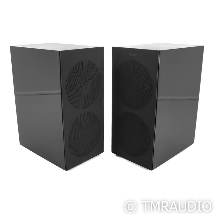 KEF R3 Meta Bookshelf Speakers; Black Gloss pair