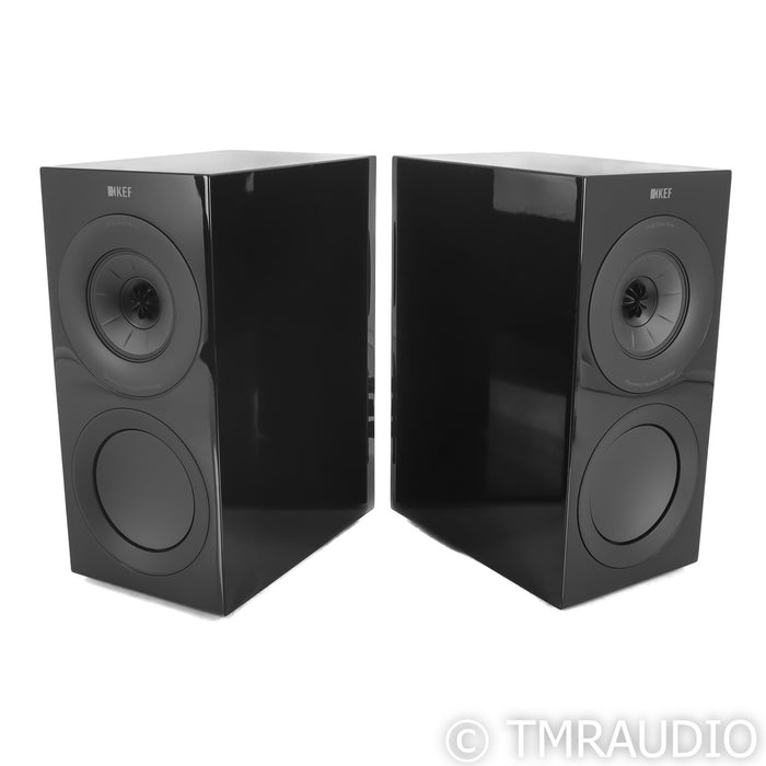 KEF R3 Meta Bookshelf Speakers; Black Gloss pair