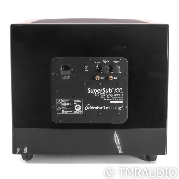 GoldenEar SuperSub XXL Dual 12" Powered Subwoofer; Black