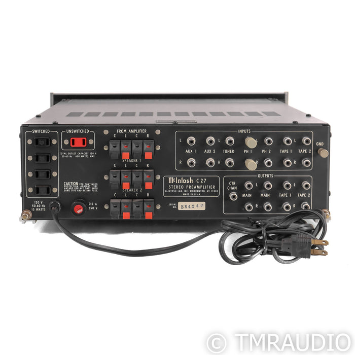 McIntosh C27 Vintage Stereo Preamplifier; MM Phono