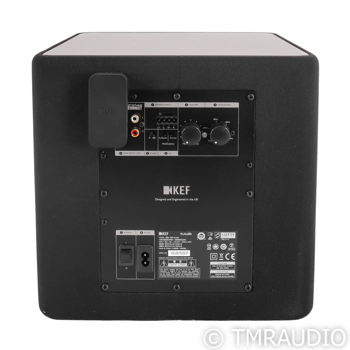 KEF Kube 8b 8" Powered Subwoofer; w/ KW1 Wireless Subwoofer adapter
