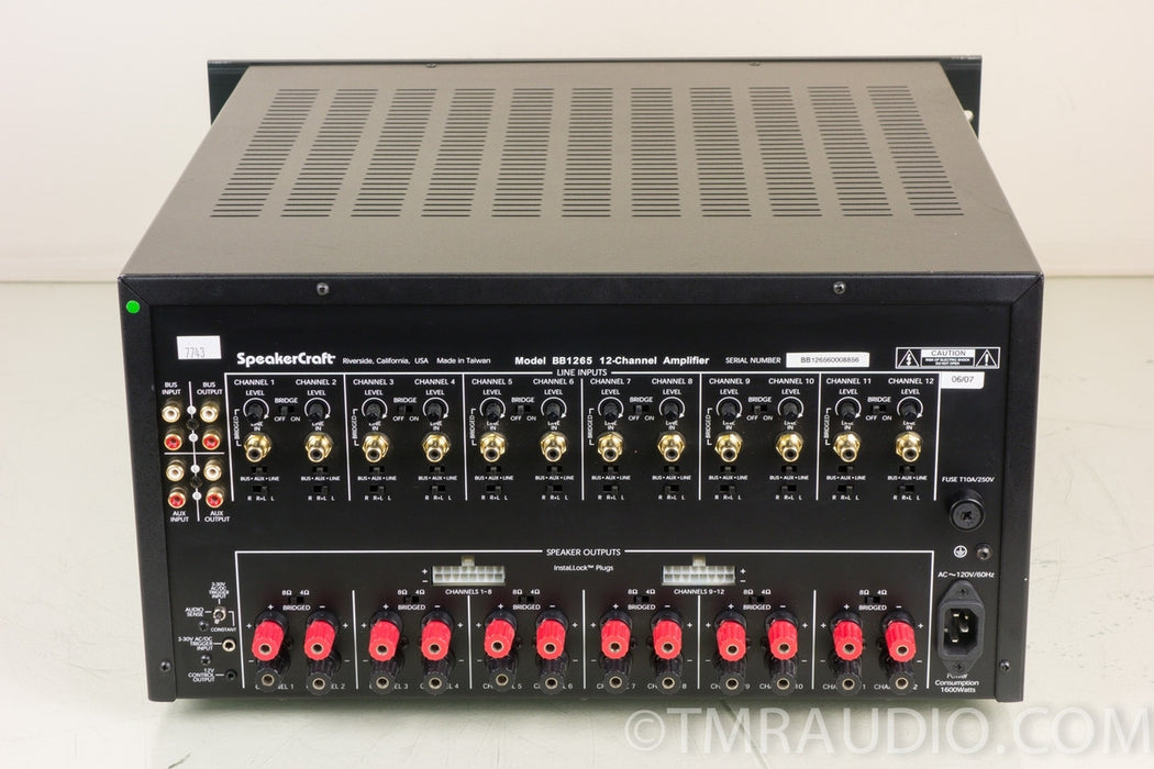 SpeakerCraft BB1265 12-Channel Power Amplifier