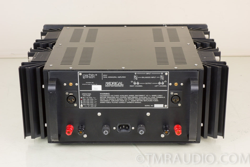 Mark Levinson No. 27 Dual Mono Power Amplifier