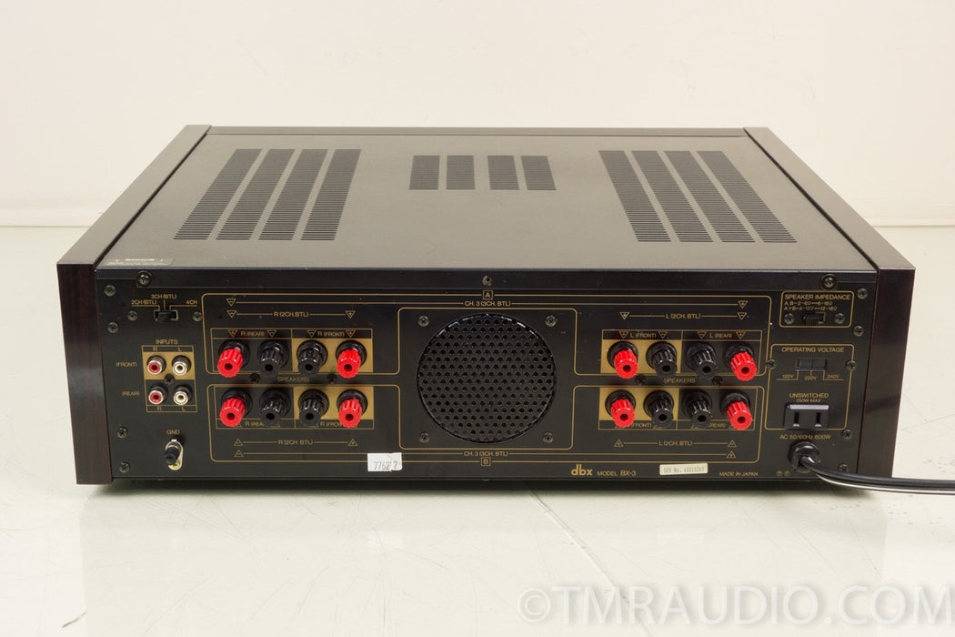 DBX BX-3 Vintage Stereo 2/3/4 Channel Power Amplifier