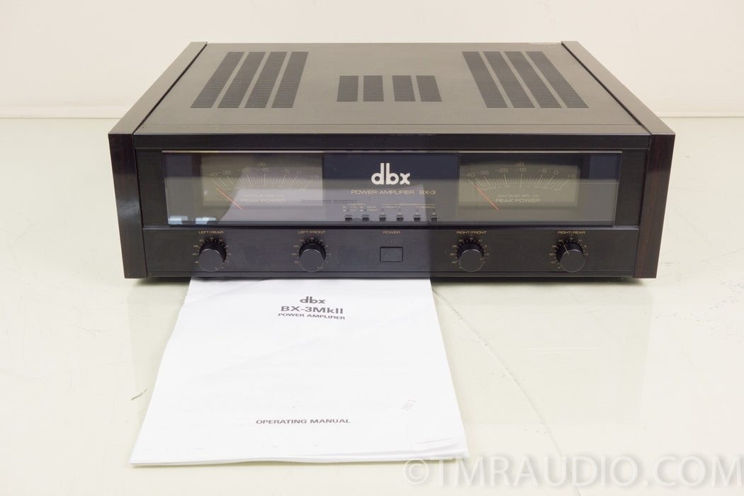 DBX BX-3 Vintage Stereo 2/3/4 Channel Power Amplifier