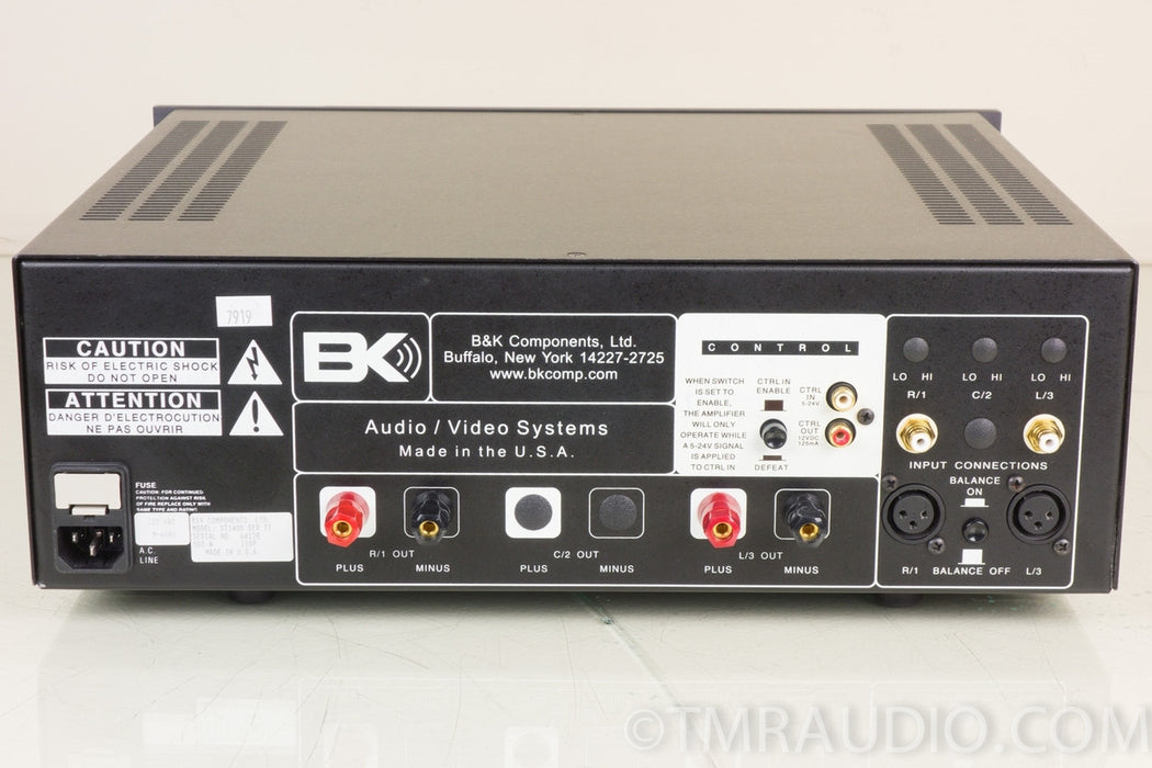 B&K Components ST1400 Series II Stereo Power Amplifier AS-IS