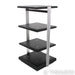 Finite Elemente Pagode Signature Four Shelf Rack; Black