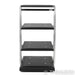 Finite Elemente Pagode Signature Four Shelf Rack; Black