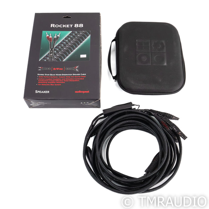 AudioQuest Rocket 88 Bi-Wire Speaker Cables; 13ft Pair