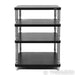 SolidSteel Hyperspike HY-4 Four Shelf Component Rack; HY4; Black