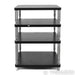 SolidSteel Hyperspike HY-4 Four Shelf Component Rack; HY4; Black