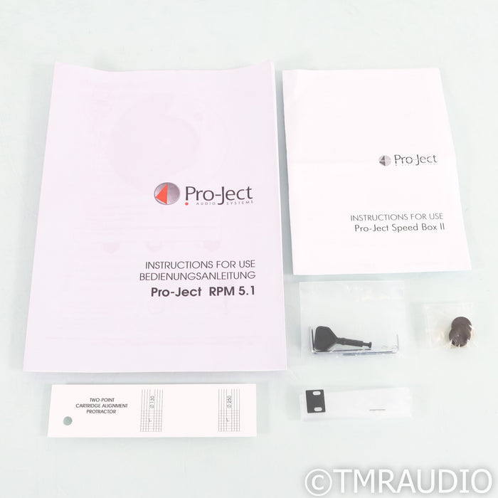 Pro-Ject RM-5.1 SE Belt Drive Turntable; BluePoint No.2 MC; Speedbox II PSU