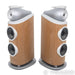 B&W 801 D4 Floorstanding Speakers; Walnut Pair